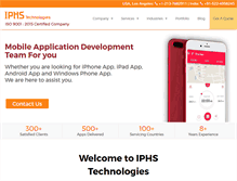 Tablet Screenshot of iphtechnologies.com